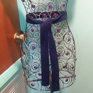 Dbl Knit Dk BL Belt Tie